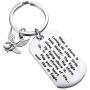 CENWA Eagle Keychain Motivational Encouragement Gift May Your Heart Soar Like an Eagle Inspirational Gifts for Best Friend