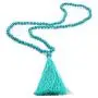 JAYUMO 8mm Mala Beads Necklace Natural Stone Meditation Statement Necklace Hand Knotted Japa Yoga Rosary Prayer Beaded Tassel Necklace JAYUMO 8mm Mala Beads Necklace Natural Stone Meditation Statement Necklace Hand Knotted Japa Yoga Rosary Prayer Beaded Tassel Necklace