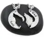 NameCoins Howling Wolf Necklaces for 2, Father and Son, Matching Son and Dad Pendants, Family Jewelry, Hand Cut Coin NameCoins Howling Wolf Necklaces for 2, Father and Son, Matching Son and Dad Pendants, Family Jewelry, Hand Cut Coin