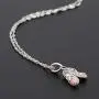 GemsChest 925 Sterling Silver Childrens Ballerina Necklace Jewelry Cubic Zirconia Ballet Slippers Shoes Necklace for Teen & Dancer 18'' GemsChest 925 Sterling Silver Childrens Ballerina Necklace Jewelry Cubic Zirconia Ballet Slippers Shoes Necklace for Teen & Dancer 18''