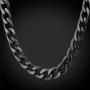 U7 Mens 9MM 12MM 15MM Chains 18K Gold Plated Miami Cuban Chain Necklace, Length 14/18/20/22/24/26/28/30 Inches Strong Curb Links-with Gift Box