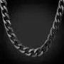 U7 Mens 9MM 12MM 15MM Chains 18K Gold Plated Miami Cuban Chain Necklace, Length 14/18/20/22/24/26/28/30 Inches Strong Curb Links-with Gift Box