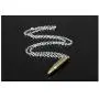 FCZDQ Bullet Ashes Necklace Holder Memorial Keepsake Stainless Steel Urn Pendant Necklace Cremation Jewelry FCZDQ Bullet Ashes Necklace Holder Memorial Keepsake Stainless Steel Urn Pendant Necklace Cremation Jewelry