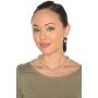 HinsonGayle AAA Handpicked 9-9.5mm Baroque Freshwater Cultured Pearl Dangle Earrings Sterling Silver