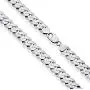 Miabella Solid 925 Sterling Silver Italian 12mm Solid Diamond-Cut Cuban Link Curb Chain Necklace for Men, 18, 20, 22, 24, 26, 28 Inch Made in Italy