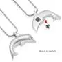 Dolphin Shape Cremation Necklace for Ashes Stainless Steel Ashes Holder Keepsake Memorial Urn Pendant Jewelry +Fill kit Dolphin Shape Cremation Necklace for Ashes Stainless Steel Ashes Holder Keepsake Memorial Urn Pendant Jewelry +Fill kit