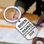FAADBUK Biden Harris 2020 Vote Keychain Biden Harris 2020 Restore The Soul of This Nation Jewelry Biden Harris Democrat Elections President Vote Keychain for Friend Family