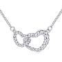 AM ANNIS MUNN Mother Daughter Necklace Mom Necklace from Daughter 925 Sterling Silver Heart Necklaces for Women Mother in Law Gifts from Daughter in Law Birthday Gifts