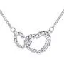 AM ANNIS MUNN Mother Daughter Necklace Mom Necklace from Daughter 925 Sterling Silver Heart Necklaces for Women Mother in Law Gifts from Daughter in Law Birthday Gifts