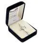 Heartland Mens Sterling Silver Textured Crucifix Pendant USA Made
