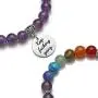 Jovivi 7 Chakra Bracelet Natural Gemstone Yoga Beads Reiki Healing Crystals Beaded Stone Stretch Bracelets with Inspirational Charm Jovivi 7 Chakra Bracelet Natural Gemstone Yoga Beads Reiki Healing Crystals Beaded Stone Stretch Bracelets with Inspirational Charm
