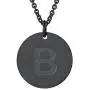 PROSTEEL Stainless Steel Initial Name Necklace for Men Women, A to Z Initials, Gold/Silver/Black Tone, 18inch-20inch Adjustable, Customize Name/Text, Come Gift Box