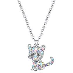 Cat Necklace Dog Jewelry for Women Girls, Cat Birthday Girls Gifts for Cat Lovers