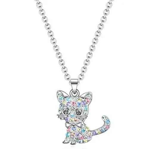 Cat Necklace Dog Jewelry for Women Girls, Cat Birthday Girls Gifts for Cat Lovers Cat Necklace Dog Jewelry for Women Girls, Cat Birthday Girls Gifts for Cat Lovers