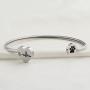WUSUANED Heart Beat Dog Paw Necklace Bracelet Vet Tech Jewelry Gift for Veterinarian Nurse Vet Students