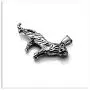 Xusamss Punk Stainless Steel Animal Tiger Pendant Necklace,24inches Square Box Chain Xusamss Punk Stainless Steel Animal Tiger Pendant Necklace,24inches Square Box Chain