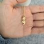 NOUMANDA Fashion Round Comma Necklace Personality Punctuation Symbol Pendant Jewelry