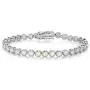 MDFUN 6 Sparkling Creativity Turquoise Adjustable Bracelet, Rhodium Plated Cubic Zirconia Tennis Bracelet for Women Girls MDFUN 6 Sparkling Creativity Turquoise Adjustable Bracelet, Rhodium Plated Cubic Zirconia Tennis Bracelet for Women Girls
