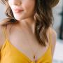 HONEYCAT Small Dog Tag Together Necklace in Gold, Rose Gold, or Silver | Minimalist, Delicate Jewelry