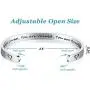 AryaHozel Inspirational Bracelet for Women Motivational Cuff Bangle Engraved Mantra Quote Stainless Steel Jewelry Personalized Gifts for Her Teen Girls Friendship Bracelet Birthday Graduation Presents AryaHozel Inspirational Bracelet for Women Motivational Cuff Bangle Engraved Mantra Quote Stainless Steel Jewelry Personalized Gifts for Her Teen Girls Friendship Bracelet Birthday Graduation Presents