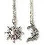 Sun and Moon Set,set of 2 ,Best Friends,sun and Moon Necklace Set,friendship, Wiccan,sun and Moon Jewelry Sun and Moon Set,set of 2 ,Best Friends,sun and Moon Necklace Set,friendship, Wiccan,sun and Moon Jewelry