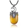 Top Plaza Natural Healing Crystal Stone Pendant Necklaces Crescent Moon Choker Necklace Reiki Oval Gemstone Quartz Jewelry for Womens Mens Top Plaza Natural Healing Crystal Stone Pendant Necklaces Crescent Moon Choker Necklace Reiki Oval Gemstone Quartz Jewelry for Womens Mens