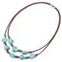 Yunhan Pearls 2 Strands Genuine Suede Cord Turquoise Choker Necklace Magnetic Clasp Jewelry for Women Yunhan Pearls 2 Strands Genuine Suede Cord Turquoise Choker Necklace Magnetic Clasp Jewelry for Women