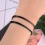 SUNSH Friendship BFF Couple Bracelets for Women Men Teen Girls Waterproof Black Brown String Adjustable Anklet Handmade Sufer Hawaii Jewelry Family Best Friend Boyfriend Girlfriend Lover Gifts