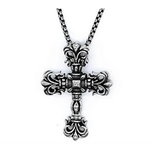 CICI Jewelry Cross Pendant Mens Womens Necklace, Silver, 18-26 inch Chain CICI Jewelry Cross Pendant Mens Womens Necklace, Silver, 18-26 inch Chain