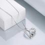 POPLYKE Sterling Silver Cardinal/Ladybug/Penguin/Panda/Sloth/Frog/Elephant Necklace for Women Girls