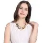 7 Planet Necklace,Solar System Handmade Charm Necklace with double-sided glass crystal ball for female teachers