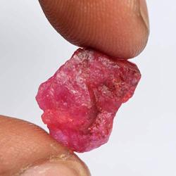Raw Rough Ruby 6.00 Ct Uncut Natural Red Ruby Gemstone Ruby Crystal Gem Loose Stone
