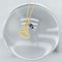 SISMIURRA Zodiac Pendant Necklace 18K Gold Plated 5A CZ Irregular Astrology Constellation Horoscope Jewelry Birthday Gift for Women Girls