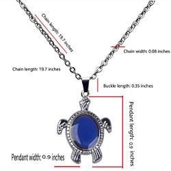 Phoenix Angela Charm Personalized Temperature Sensing Color Changing Pendant Necklace Assorted Styles Unisex Best Gifts Stainless Steel Chain Jewelry