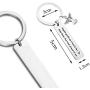 AKTAP New Driver Gift Sweet 16 Key Chain Angels Guide My Travels for They Know The Road Ahead of Me Christian Keychain Graduation Gift for Travelers