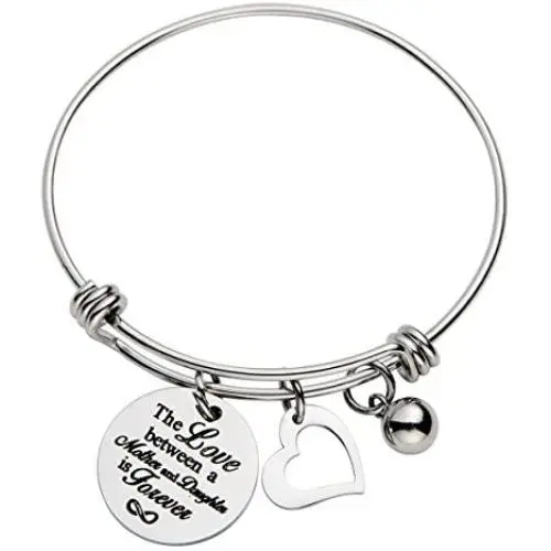 omodofo Inspirational Messaged Cuff Bracelet Bangle for Mother Grandmother Daughter Mothers Day Gift omodofo Inspirational Messaged Cuff Bracelet Bangle for Mother Grandmother Daughter Mothers Day Gift