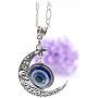 Darkey Wang Teardrop Eyes Fashion Personality Charming Evil Eye Pendant Necklace Brings You Shining World