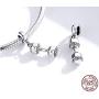 EVESCITY Limited Edition Multi Styles #2 925 Sterling Silver Bead for Charms Bracelets Best Jewelry Gifts for Her