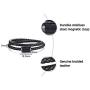Globi Leather Bracelet For Men | Genuine Wrap Braided Leather Cuff Bangle Bracelet with Magnetic Stainless Steel Clasp For Men/Women