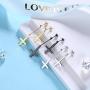 Inverted Cross Earrings Solid 925 Sterling Silver Gold Plated Women Men Unisex Upside-Down Cross Dangle Earrings Stud Satanic Statement Earrings Best Birthday
