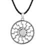 Jinleansu Slavic Kolovrat Pendant Wheel Amulet and Talisman Pagan Mens Womens Necklaces Jewelry Gift