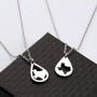 SEIRAA State Necklace Texas Pendant Set Necklace Long Distance Relationships Gift Country Map Charm Jewelry Friendship Gift