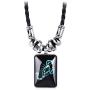 NC Necklaces for Women Men, 12 Constellations Best Friend Necklace Bracelets Sets Teen Girls Alloy Pendant Leather Braided Rope Jewelry