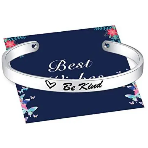 Inspirational Cuff Bracelets Personalized Gift for Men Women Girls, Engraved Quote Hidden Message Stainless Steel Bangle Crown Birthday Jewelry with Pretty Gift Box, Christmas Thanksgiving Gift Inspirational Cuff Bracelets Personalized Gift for Men Women Girls, Engraved Quote Hidden Message Stainless Steel Bangle Crown Birthday Jewelry with Pretty Gift Box, Christmas Thanksgiving Gift