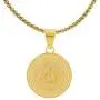 Fusamk Hip Hop Religious 18K Alloy Allah Medallion Tag Pendant Symbol Charm Necklace Fusamk Hip Hop Religious 18K Alloy Allah Medallion Tag Pendant Symbol Charm Necklace