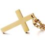 Jstyle Jewelry Mens Cross Necklace for Men Women Stainless Steel Pendant 24 Inch