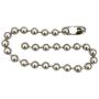 DragonWeave 13mm Extra Large Silver Steel Ball Chain Mens Necklace with Durable Protective Finish - Any Length