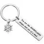 CYTING Snowflake Keychain You are Like Snowflakes Unique and One of A Kind Frozen Snowflake Jewelry for Family Friends CYTING Snowflake Keychain You are Like Snowflakes Unique and One of A Kind Frozen Snowflake Jewelry for Family Friends