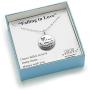 BB Becker Falling in Love Sterling Silver Necklace - Gift for Girlfriend/Wife, Falling in Love with you Heart Jewelry for Her, Relationship, Romantic, Anniversary, Birthday Gifts