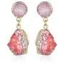 Geometric Statement Earrings Resin Druzy Stone Drop Earrings Irregular Faux Crystal Dangle Earring Jewelry for Women Girl Gift Geometric Statement Earrings Resin Druzy Stone Drop Earrings Irregular Faux Crystal Dangle Earring Jewelry for Women Girl Gift